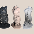 female-v4.png STL file Female torso (voronoi)・3D printing design to download