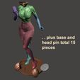 03.jpg STL file Bombshell Pinups – 04 Black Canary- by SPARX・3D printing idea to download