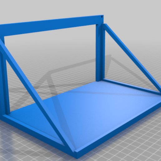 3D Print Display Shelf for Windows - suction cup design 3D model