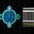 WEIGHTS.png Blue Sapphire Floral Diamond Ring