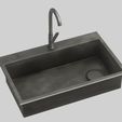 1.jpg Kitchen Sink 3D Model