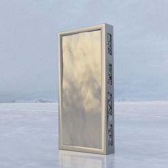 Carbonite_Frame.jpg Free STL file Carbonite Frame・3D print design to download