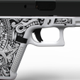 Aztec-FMDA-19.2-v3.png STL file Glock 19 Aztec Custom・3D print design to download