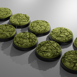 ovw.png 10x 32mm base with dry ground v2 (+toppers)