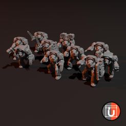 WholeArmy_2.jpg Бесплатный STL файл Крыло смерти・Модель 3D-принтера для загрузки