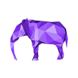 polygon_elephant.stl Бесплатный STL файл Polygon Elephant・3D-печатная модель для скачивания