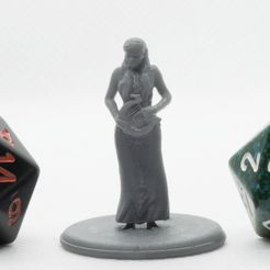 P4260126.jpg Fichier STL gratuit Barde demi-elfe - Miniature de table・Design à télécharger et à imprimer en 3D