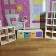 IMG_3537.jpg Miniature Kallax Shelf in Barbie Scale: Stylish Doll Furniture!
