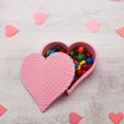 HEART-KNITT-THUMB.jpg Heart Knitted Crochet Container Valentines Storage