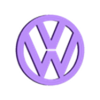 VW Logo.stl Volkswagen T3 rim cover
