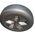 7.png Ford Wheel Rim + Tyre
