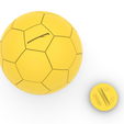 balón.png Soccer ball money box - Soccer Ball Money Box - Key ring - Handball size - Soccer Ball Money Box