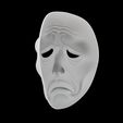 Sad-Eyes-Mask.3.jpg Sad Eyes Mask 3D Print Model Poignant Sorrowful Expression