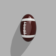 American-Football-ball-2.png American Football ball Stl File