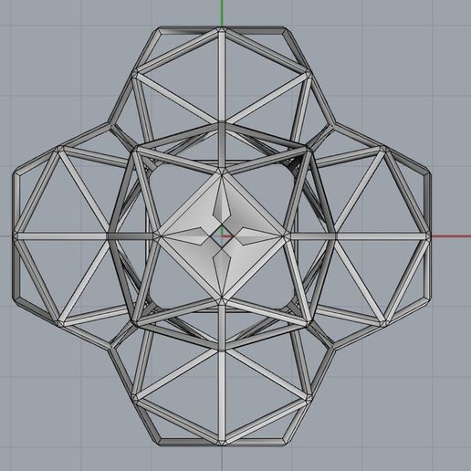 Ornament 3 (put a LED in this one) 3D model