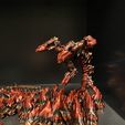 Dune Striker, Articulating Dragon, Flexi Articulated Scorpion Beast, Print in Place, No Supports, Fantasy Creature