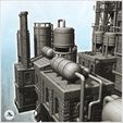 6.jpg Large modular set of modern industrial equipment with chimney, tanks and brick warehouses (29) - Modern WW2 WW1 World War Diaroma Wargaming RPG Mini Hobby