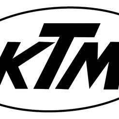 KTM-Logotipo-1958-1962.jpg Fichier STL gratuit Porte-clés moto KTM・Modèle pour impression 3D à télécharger