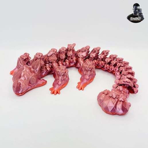 👶 Baby Favorite Dragon - ARTICULATED TOY - PRINT IN PLACE - NO SUPPORTS ...
