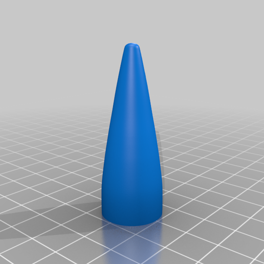 Estes_BNC-20AM_Nose_Cone_Solid_No_Shoulder.png Free STL file BNC-20AM Nose Cone (P/N 070226)・3D printing idea to download, JackHydrazine
