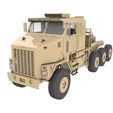 wsdededed.jpg OSHKOSH M1070 military truck with chassis 3D print SLT files