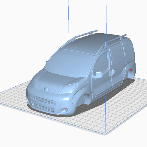 fiat fiorino 3D model preview