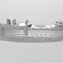 vistap1.jpg Archivo STL Crucero MS Nieuw Amsterdam Holland America Line・Idea de impresión 3D para descargar
