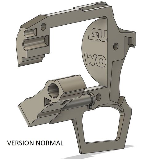 V1-OPEN.jpg Archivo STL Hoja de pistola con tambor giratorio・Modelo para descargar e imprimir en 3D, SusoStar28