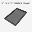 poster-frame.jpg Customizable 3D Printed Poster Frame for Stylish Wall Displays