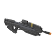 3.png MA40 Assault Rifle - Halo - Printable 3d model - STL + CAD bundle - Commercial Use