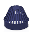 rainwater_outlet_grill_70x55_ver01 v5-06.png Rainwater Outlet Grill 70mm for protection trap 3d-print