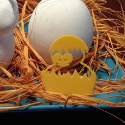 20160326_152536hghbjhnmnm.jpg Free STL file Egg chicken・Object to download and to 3D print