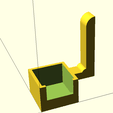 openscad.png Ender 5 X axis stepper cable guide