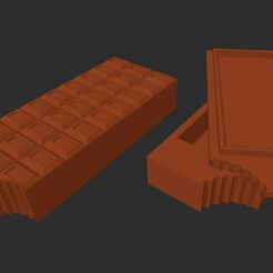Image.jpg Fichier STL Barre de chocolat mordante Boîte à bonbons・Plan pour impression 3D à télécharger