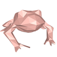 model-5.png Frog low poly no.2
