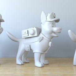 01.jpg Archivo STL Chase Paw Patrol・Objeto imprimible en 3D para descargar