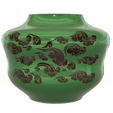 pot-vase-1001 v2-01.png vase cup pot jug vessel "spring chinese clouds" v1001 for 3d-print or cnc