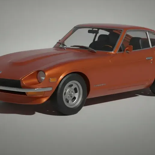 Datsun 240Z – Classic Japanese Sports Car STL 3D Print Model