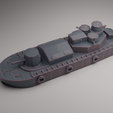 Monitor-1.png STL file Monitor Boat (Vietnam War)・3D printing model to download