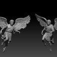 02.jpg Guardian Angel Figurine – Classical Flying Angel Statue | High Detail 3D Printable STL File