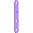 Cale_paumelle_3mm.stl Shims for door hinges 0.5 to 3mm