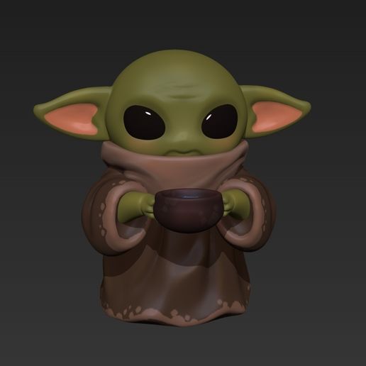 BABY YODA - 3D model önizlemesi