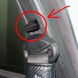 BMW-E36-AJUSTE-CINTURON-3.jpg BMW E36 B-pillar seat belt height adjustment lever, B-pillar seat belt height adjustment lever, CLIP REGULATOR for BMW E36