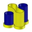 acc103e25bebb249fe9ab8d90029f2c3.webp Organizador modular de escritorio de estilo "acanalado