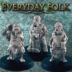 9be614d8-e89b-435f-b006-6e58bda3a055.jpg The Iron Twins, Dwarven Smiths - SUPPORT FREE - EVERYDAY FOLK