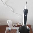 support brosse à dent.jpg Electric tooth brush support and holder - electric tooth brush support and holder