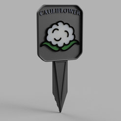 Caluiflower-ID-Stake-v2.png Gardening Identification Stake - Cauliflower