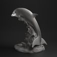 Dolphin_12.jpg Delfin springende Statue