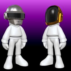 s.jpg OBJ file daftpunk toy・Design to download and 3D print