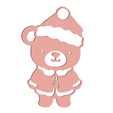 model.png Christmas bear home decor wall art